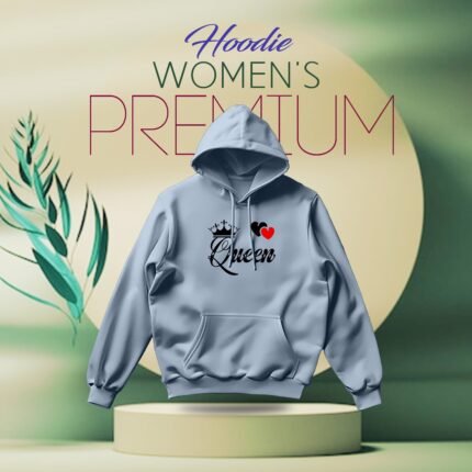 Premium Comfortable (Queen-Sky) Ladies winter hoodie